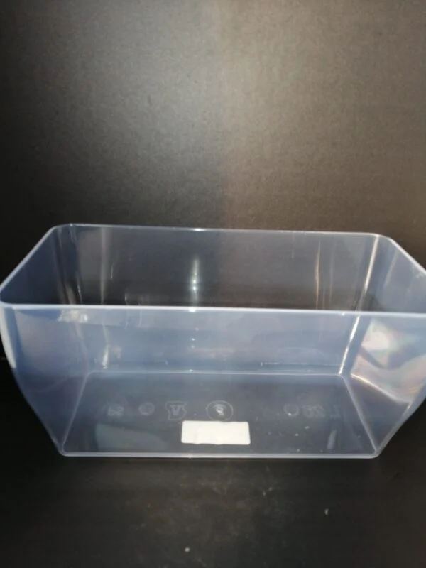 Cassetta rettangolare 27cm trasparente