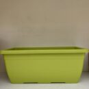 Vaso cassetta  cm 30 verde acido