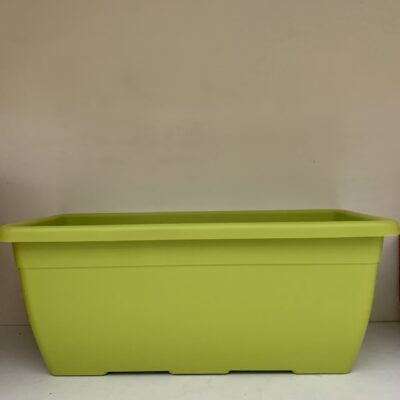 Vaso cassetta  cm 30 verde acido