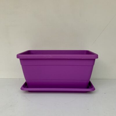 Vaso cassetta cm 20 lilla