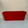Vaso cassetta cm 30 rosso