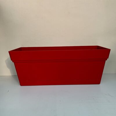 Vaso cassetta cm 30 rosso