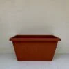 Vaso cassetta cm 20 rosso mattone