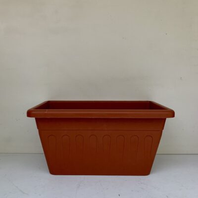 Vaso cassetta cm 20 rosso mattone