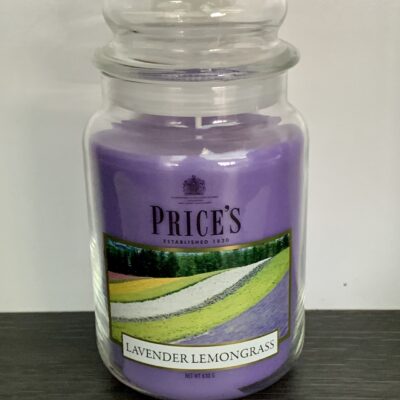 Candela Price's giara grande Lavender Lemongrass