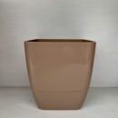 Vaso Quadrato 15cm Marron