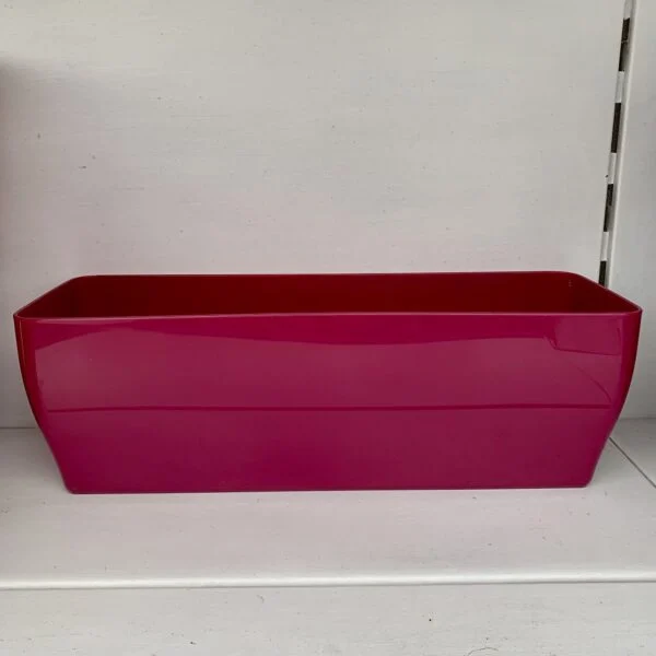Vaso Rettangolare 39 cm fucsia