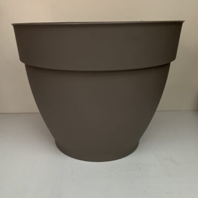 Vaso tondo cm 18 color grigio