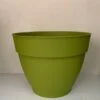 Vaso tondo cm 18 colore verde acido