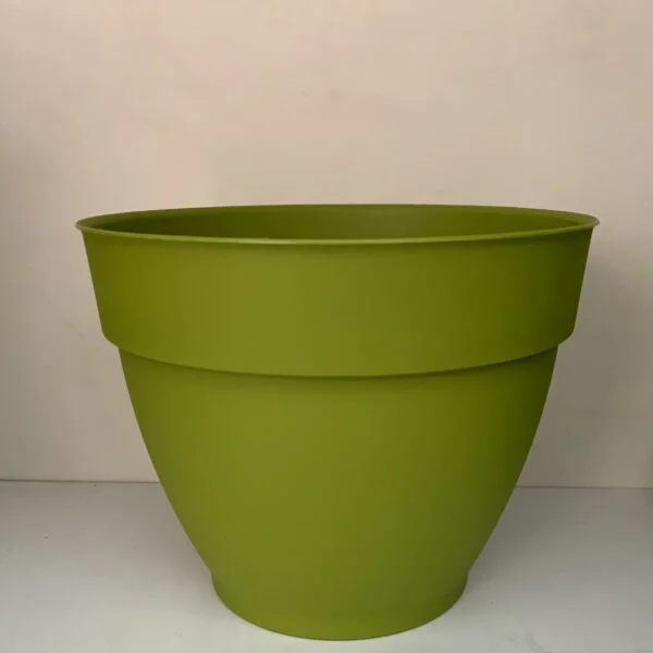 Vaso tondo cm 18 colore verde acido