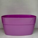 Vaso ciotola ovale 20cm lilla