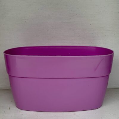 Vaso ciotola ovale 20cm lilla