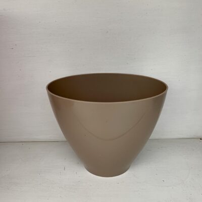 Vaso ciotola ovale 20cm Marron