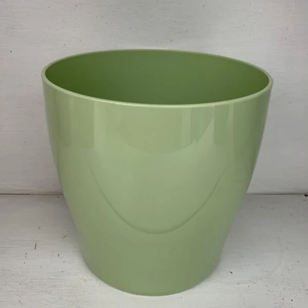 Vaso tondo 13cm verde chiaro