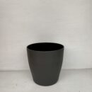 Vaso tondo 11cm antracite