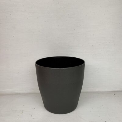 Vaso tondo 11cm antracite
