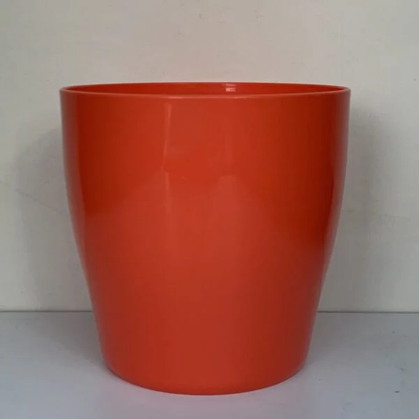Vaso tondo cm 13 arancione