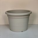 Vaso tondo cm 15 grigio chiaro