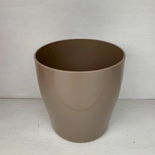 Vaso Tondo 15cm Marron